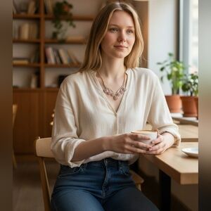 Natural Amethysts And Sapphire Gold Plated Sterling Silver Necklace 925